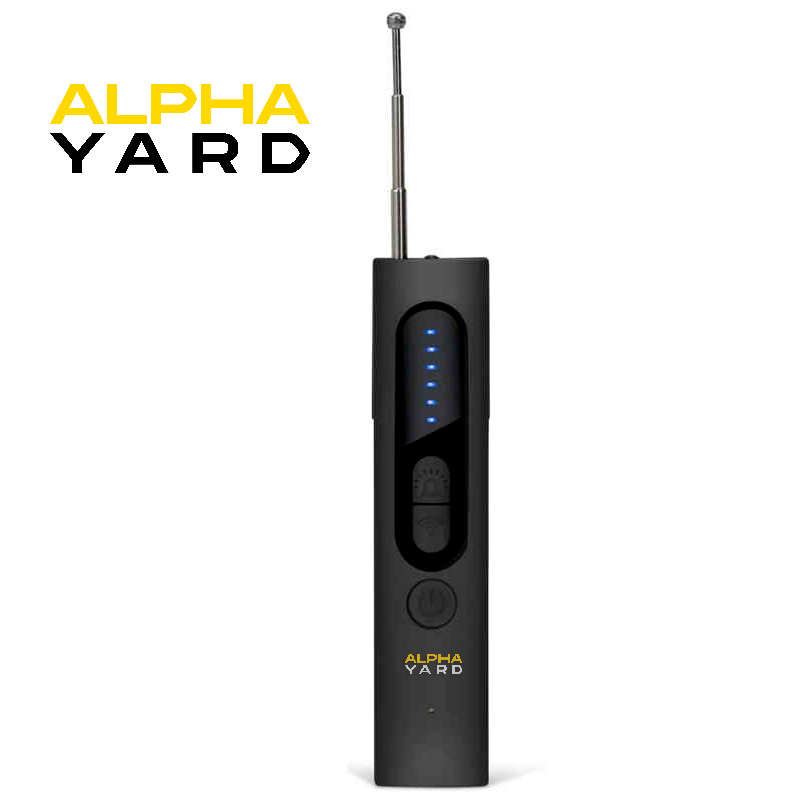 Alpha Yard™ Hidden Camera Detector (Military Grade, With Built-In RF And GPS Tracking Detection)