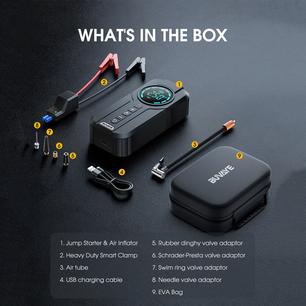 Multifunction Car Jump Starter 4 in 1