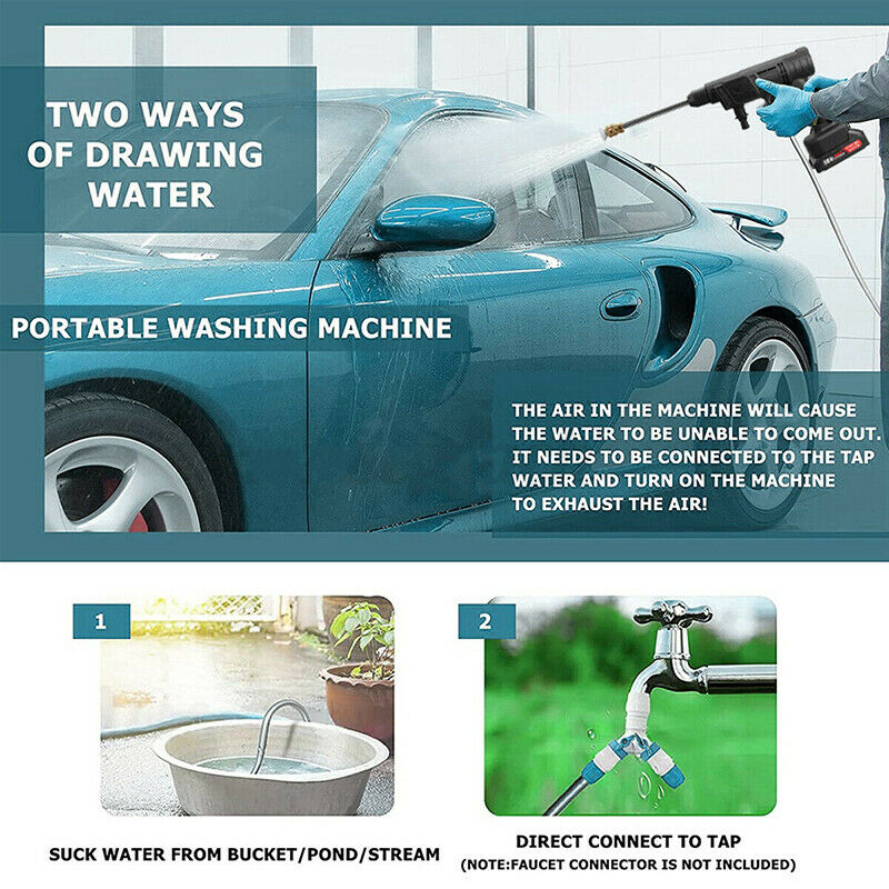 HydroSpray™ - Exclusive High Pressure Cordless Washer Spray Gun