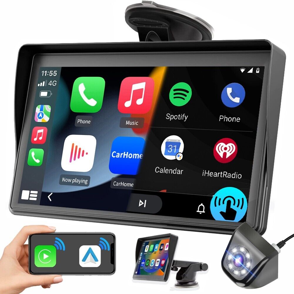 7" Portable Car Head Unit + FREE Rear View Camera